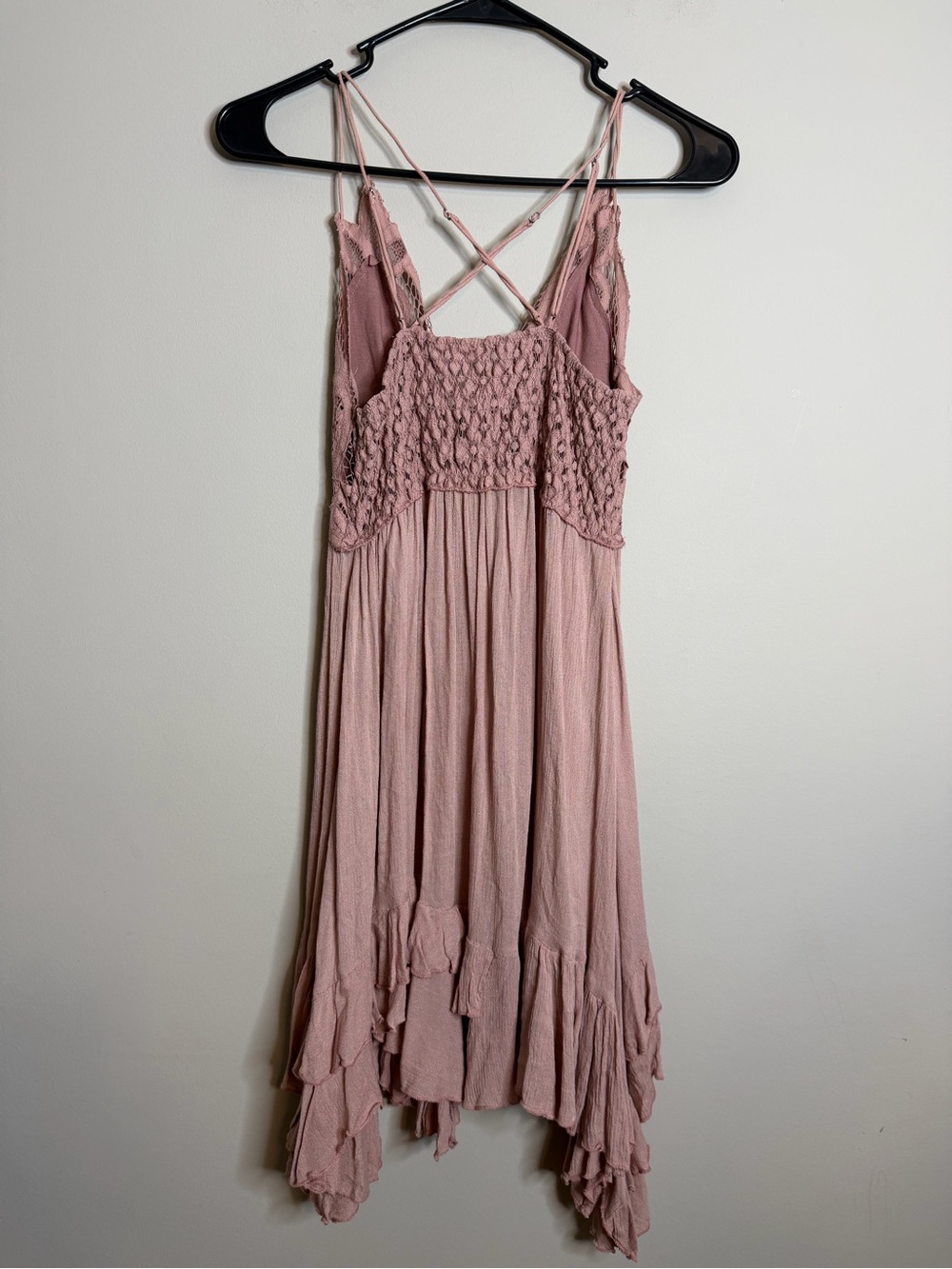 Free People Size XS Adella Slip Dress Pink Rose - Picture 7 of 9